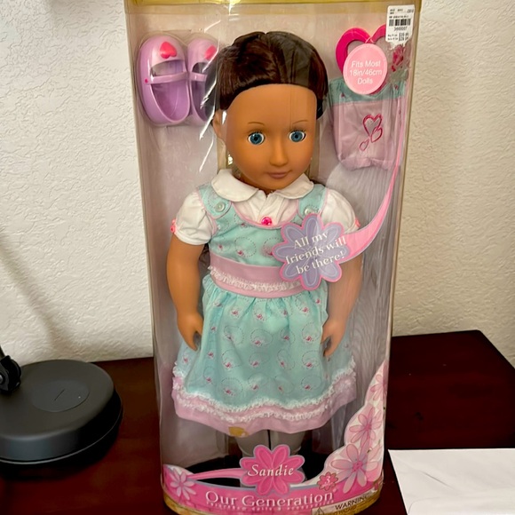 Our Generation Other - Blue and Pink Dolls with Accessories